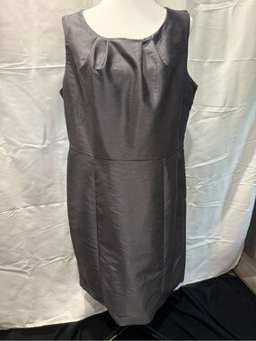 George Charcoal Gray Sleeveless Midi Dress